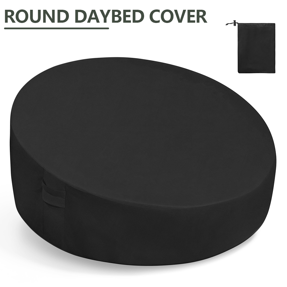 Outdoor Furniture With Covers - 라운드 데이베드 커버 210D 방수 옥스포드