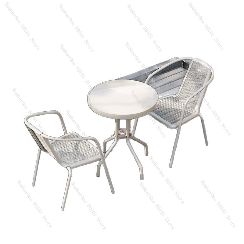 Outdoor Furniture Balcony - 야외 발코니 접이식 테이블 및 2개의