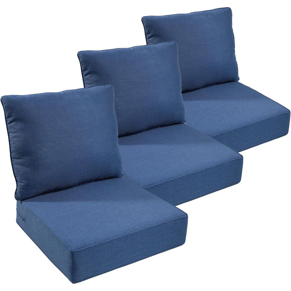 Outdoor Furniture Cushions - 야외용 가구 쿠션, 6인치 두께의 방수