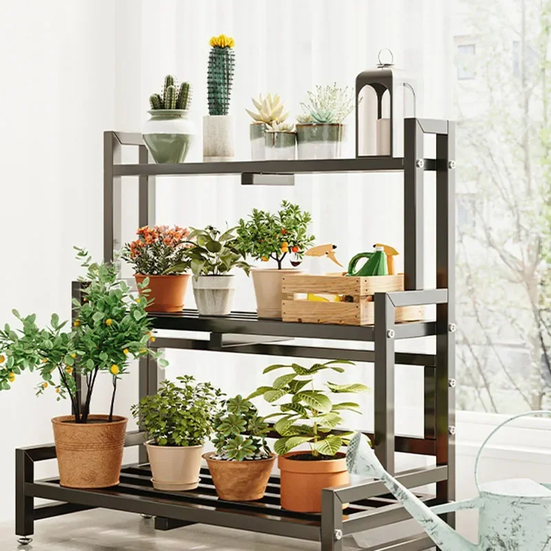 범용 야외 금속 사각 식물 선반, 계단식 디스플레이,  - Outdoor Furniture Balcony 리뷰 및 가격