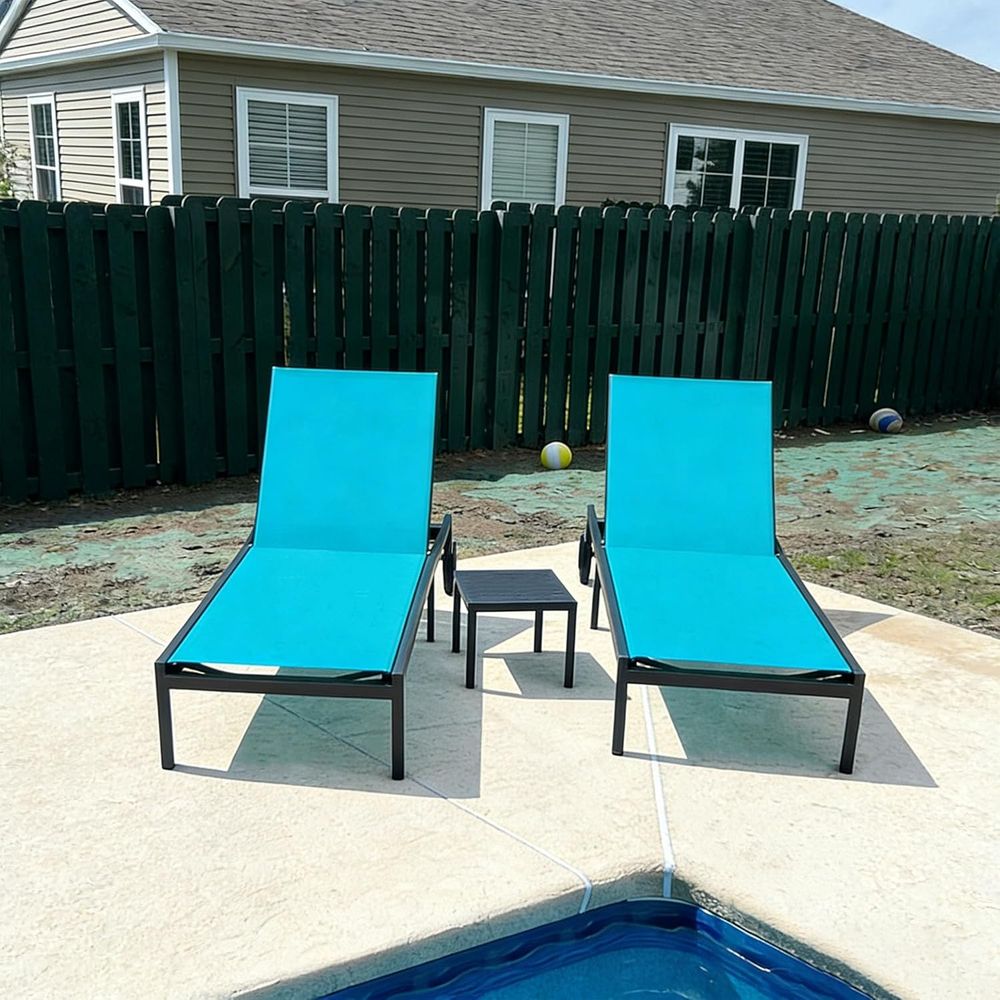 바퀴와 테이블이 포함된 세트, 청록색 |   6가지 조 - Outdoor Furniture Quick Dry 리뷰 및 가격