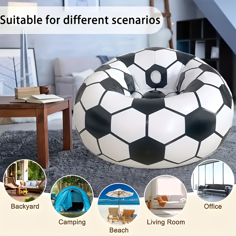 축구공 모양 에어 소파와 농구공 모양 에어 쿠션 의자로 - Outdoor Furniture Cushions 리뷰 및 가격