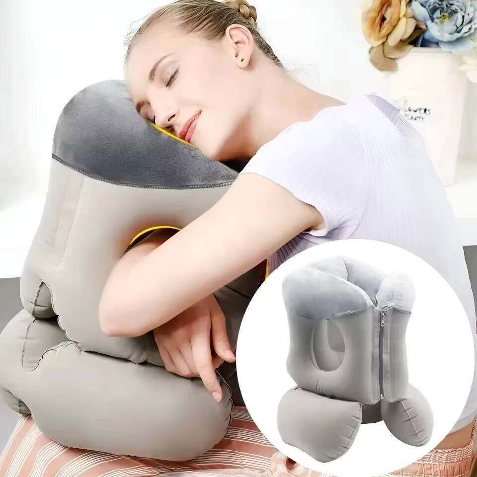 업그레이드된 에어쿠션 여행용 베개, 머리 받침 및 턱  - Outdoor Furniture Cushions 리뷰 및 가격