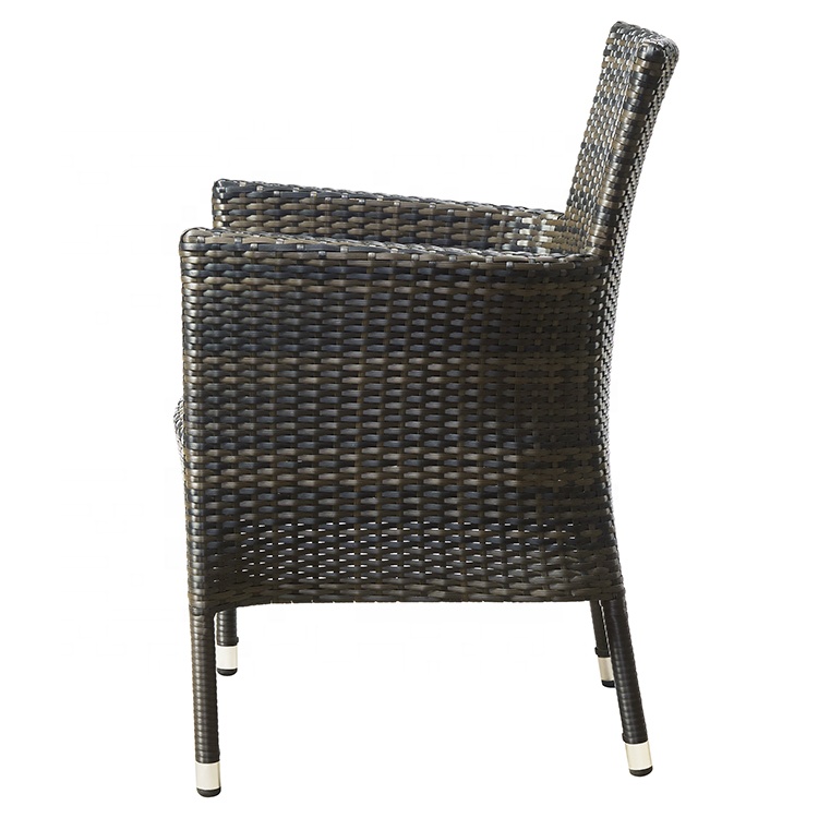 저렴한 블랙 가든 레스토랑 위커 암체어 가구 야외 파티 - Outdoor Furniture On Sale 리뷰 및 가격
