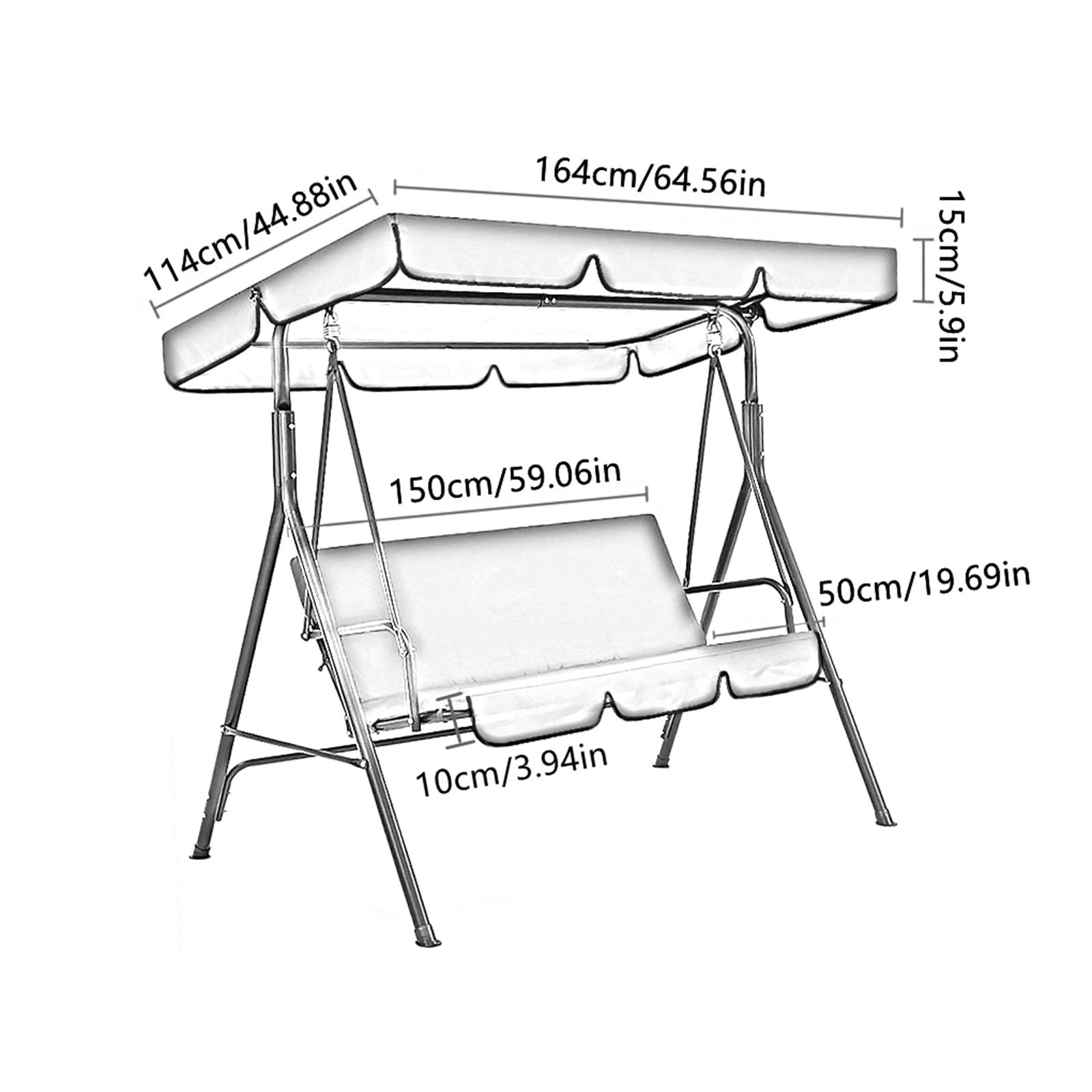 파티오 스윙 캐노피 교체, 3인용 정원 스윙 시트 캐노 - Outdoor Furniture Bali 리뷰 및 가격