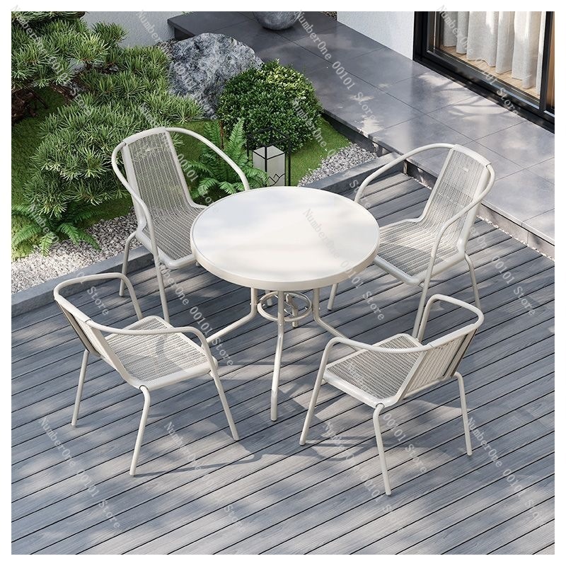 야외 발코니 접이식 테이블 및 2개의 의자 세트, 흰색 - Outdoor Furniture Balcony 리뷰 및 가격