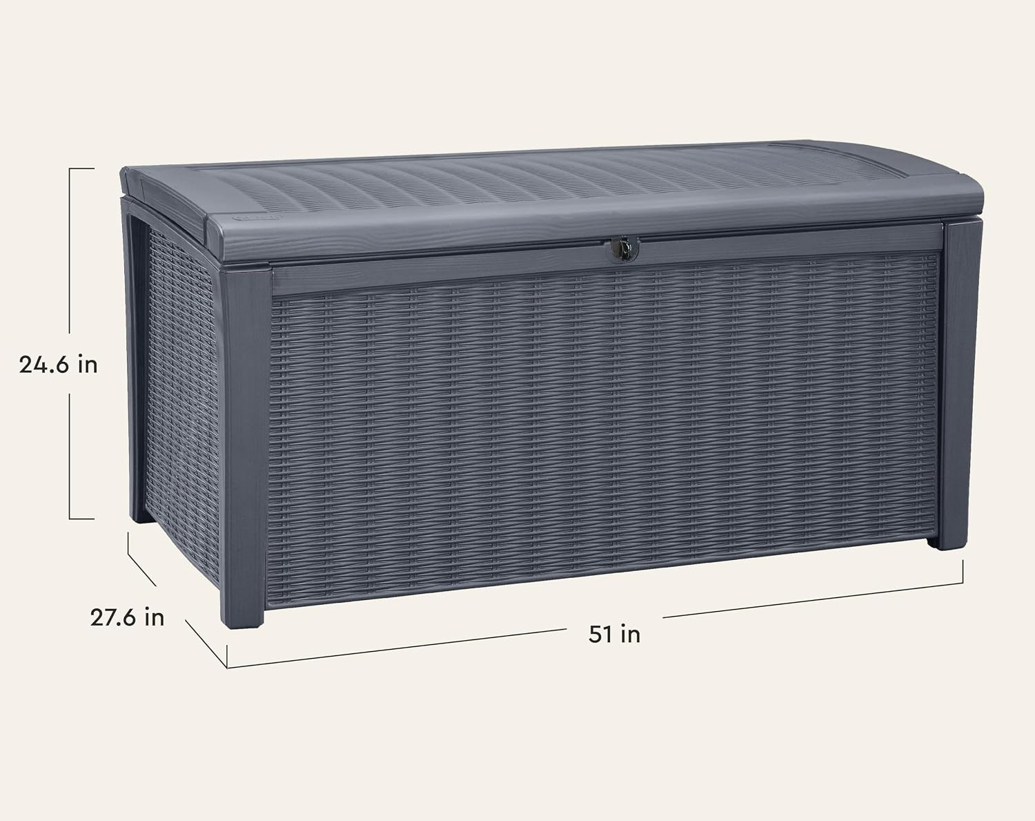 110갤런 야외용 수납 데크 박스, 잠금 가능 방수 레 - Outdoor Furniture Cushions 리뷰 및 가격