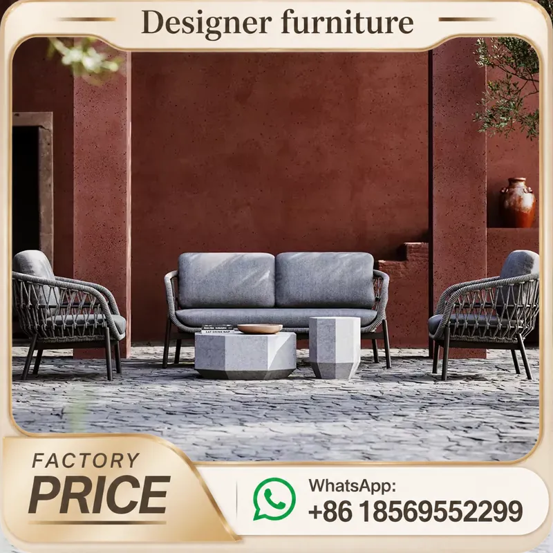 야외 로프 직조 소파 세트 (호텔 파티오 정원 빌라 발 - Outdoor Furniture Balcony 리뷰 및 가격