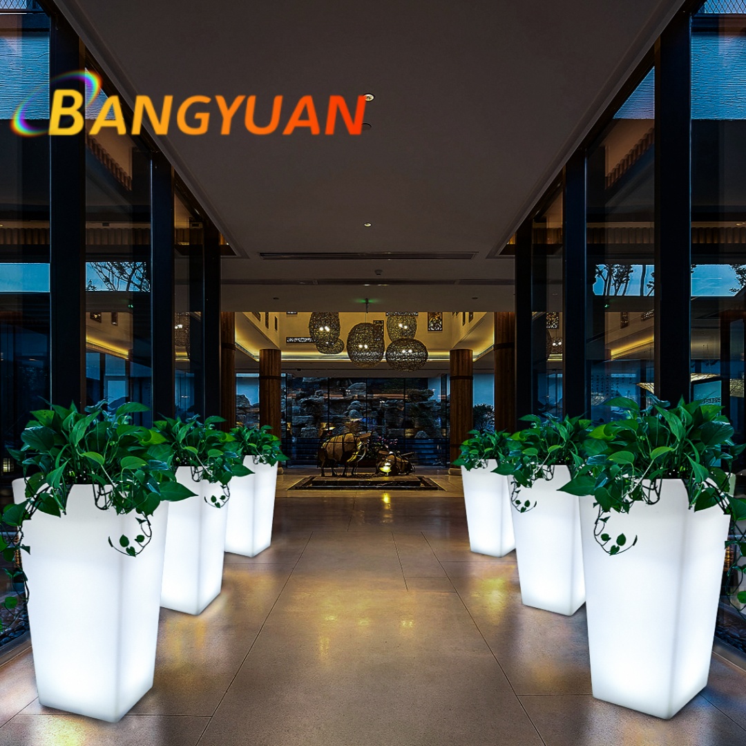 LED 발광 정원 화분 방수 LED 화분 꽃병 발코니  - Outdoor Furniture Balcony 리뷰 및 가격
