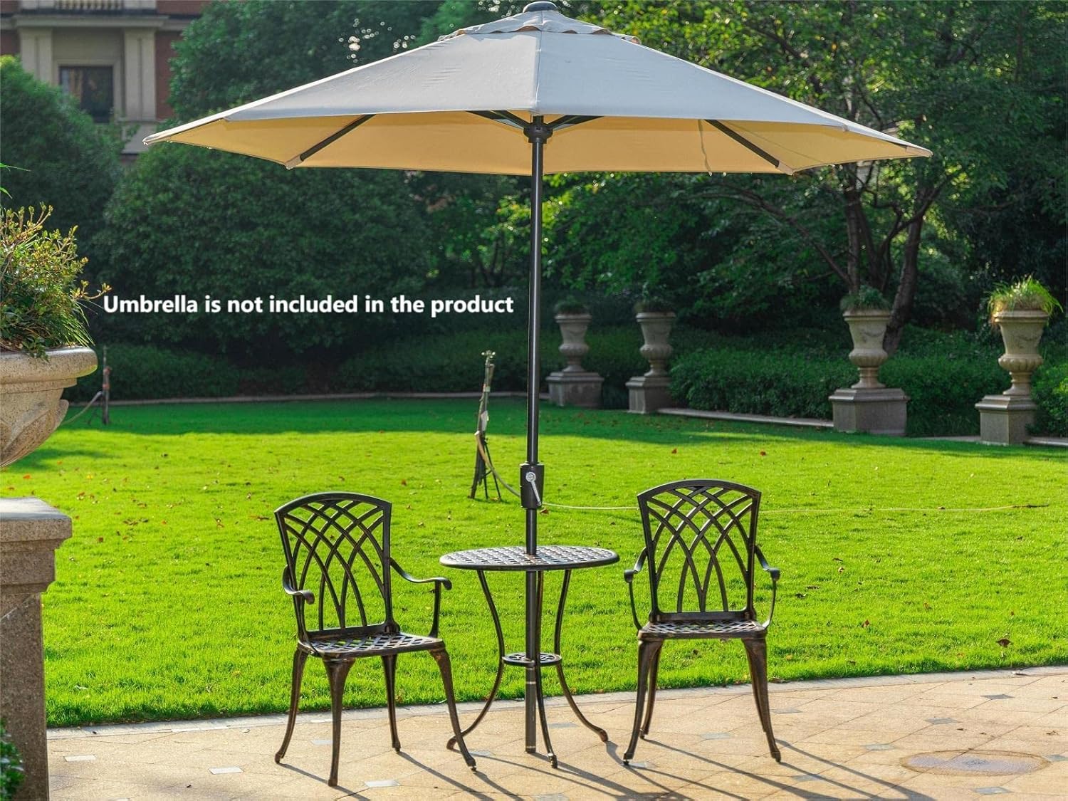 녹슬지 않는 청동 주조 알루미늄 3피스 야외 비스트로  - Outdoor Furniture For Patio 리뷰 및 가격