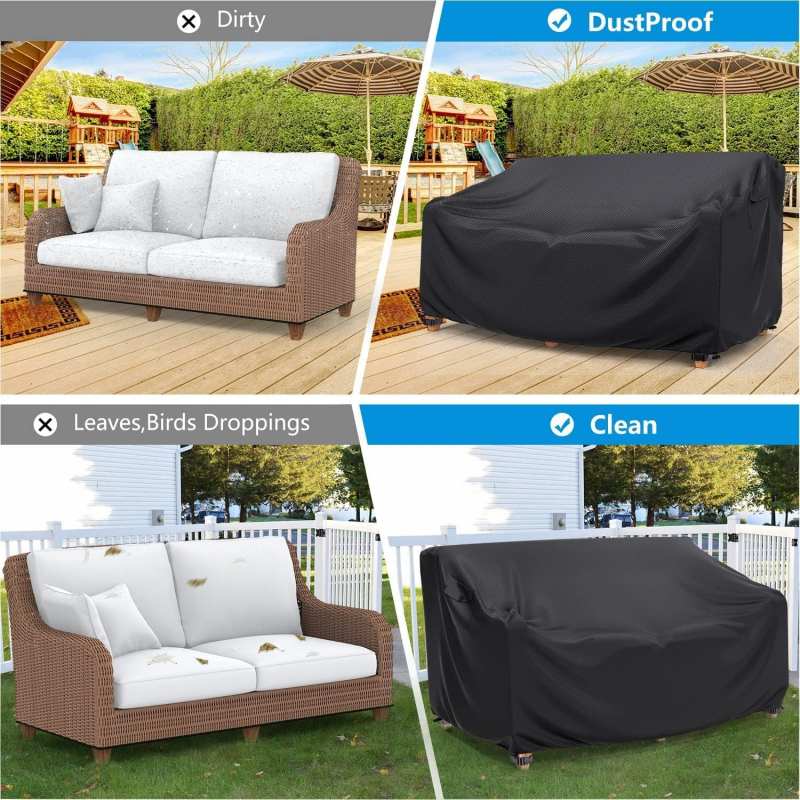 1pcs 야외 가구 커버, 210D 파티오 소파 커버, - Outdoor Furniture For Patio 리뷰 및 가격