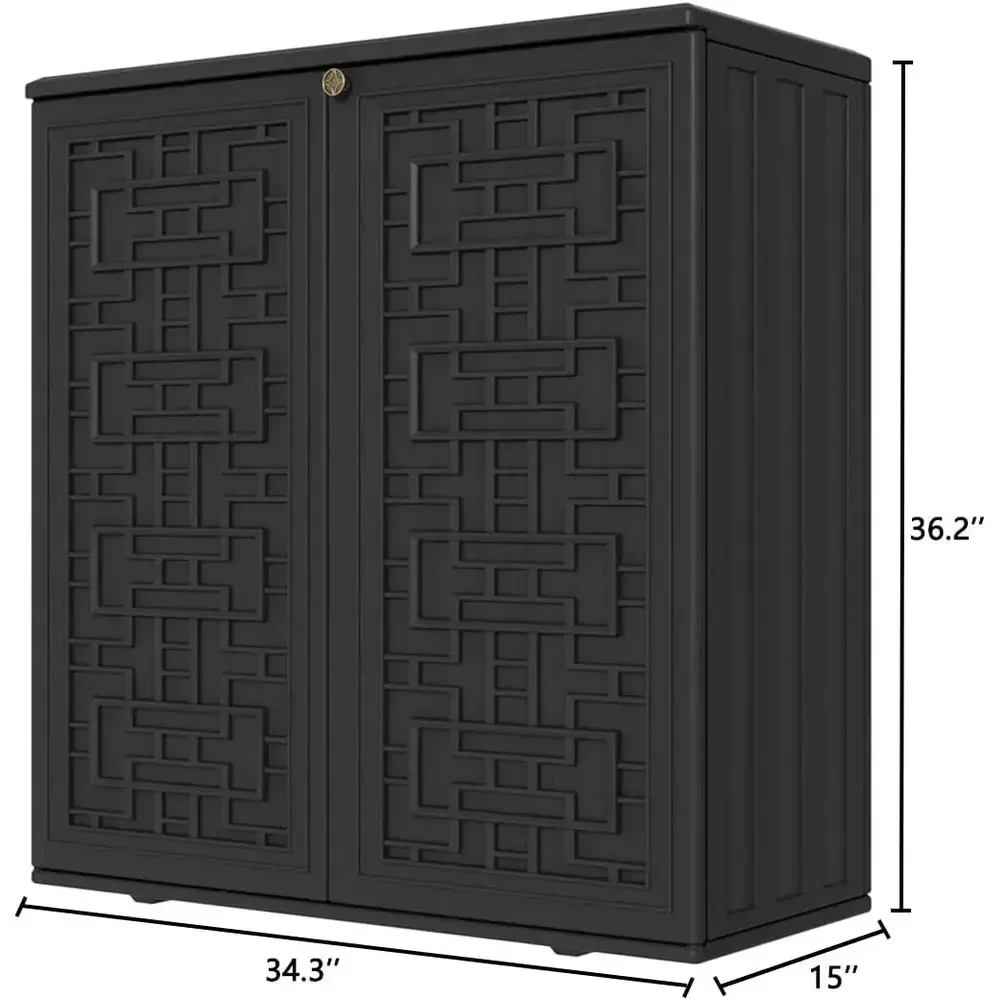 비바람에 견디는 레진 야외 보관 캐비닛, 62갤런, 데 - Outdoor Furniture Cushions 리뷰 및 가격