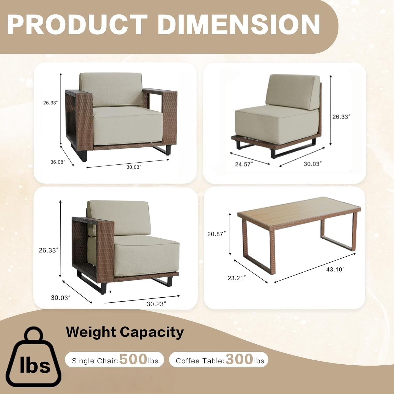 7피스 야외 파티오 가구 세트, 전천후 섹셔널 소파 P - Outdoor Furniture On Sale 리뷰 및 가격