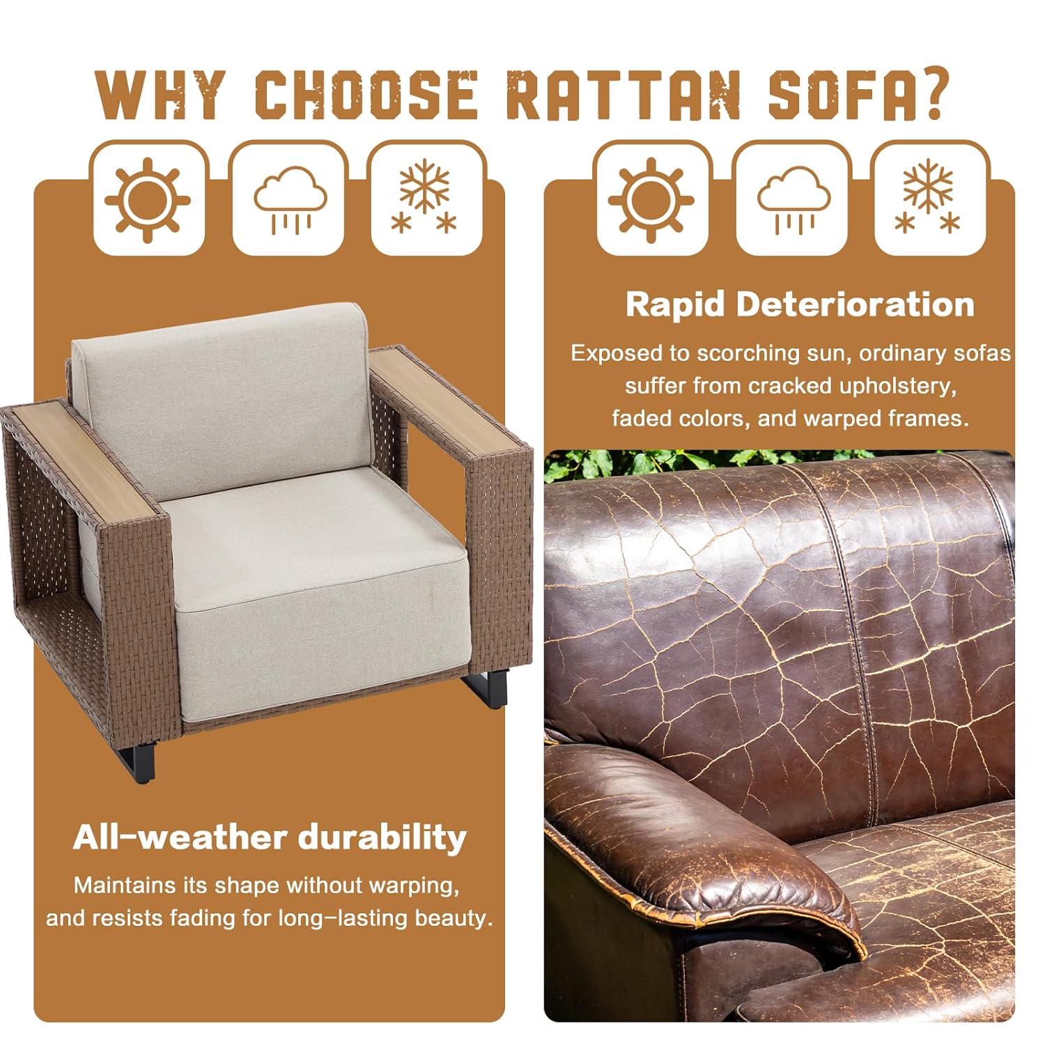 7피스 야외 파티오 가구 세트, 전천후 섹셔널 소파 P - Outdoor Furniture On Sale 리뷰 및 가격