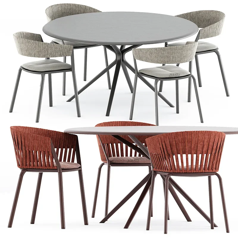 야외용 스틸 슬링 발코니 테이블 및 의자 정원 세트 4 - Outdoor Furniture Balcony 리뷰 및 가격
