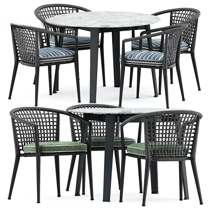 야외용 스틸 슬링 발코니 테이블 및 의자 정원 세트 4 - Outdoor Furniture Balcony 리뷰 및 가격