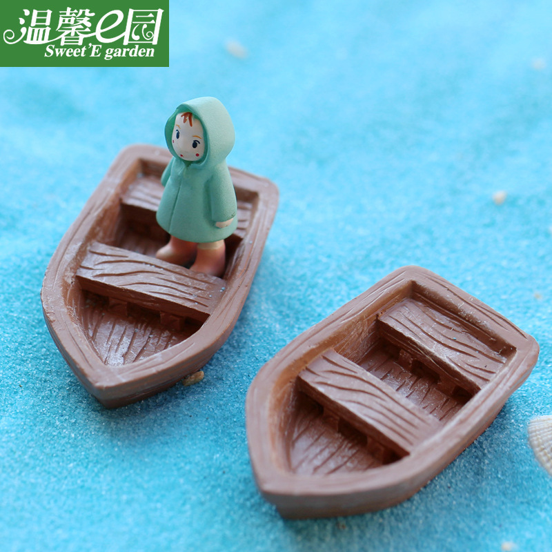 판매 1 Pcs 저렴한 미니 보트 미니어처 정원 가구  - Outdoor Furniture On Sale 리뷰 및 가격