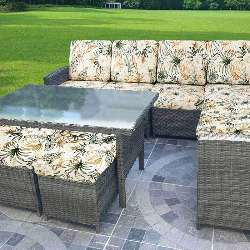 정원 가구 쿠션용 프린트 커버, 섹셔널 플로럴 야외 소 - Outdoor Furniture On Sale 리뷰 및 가격