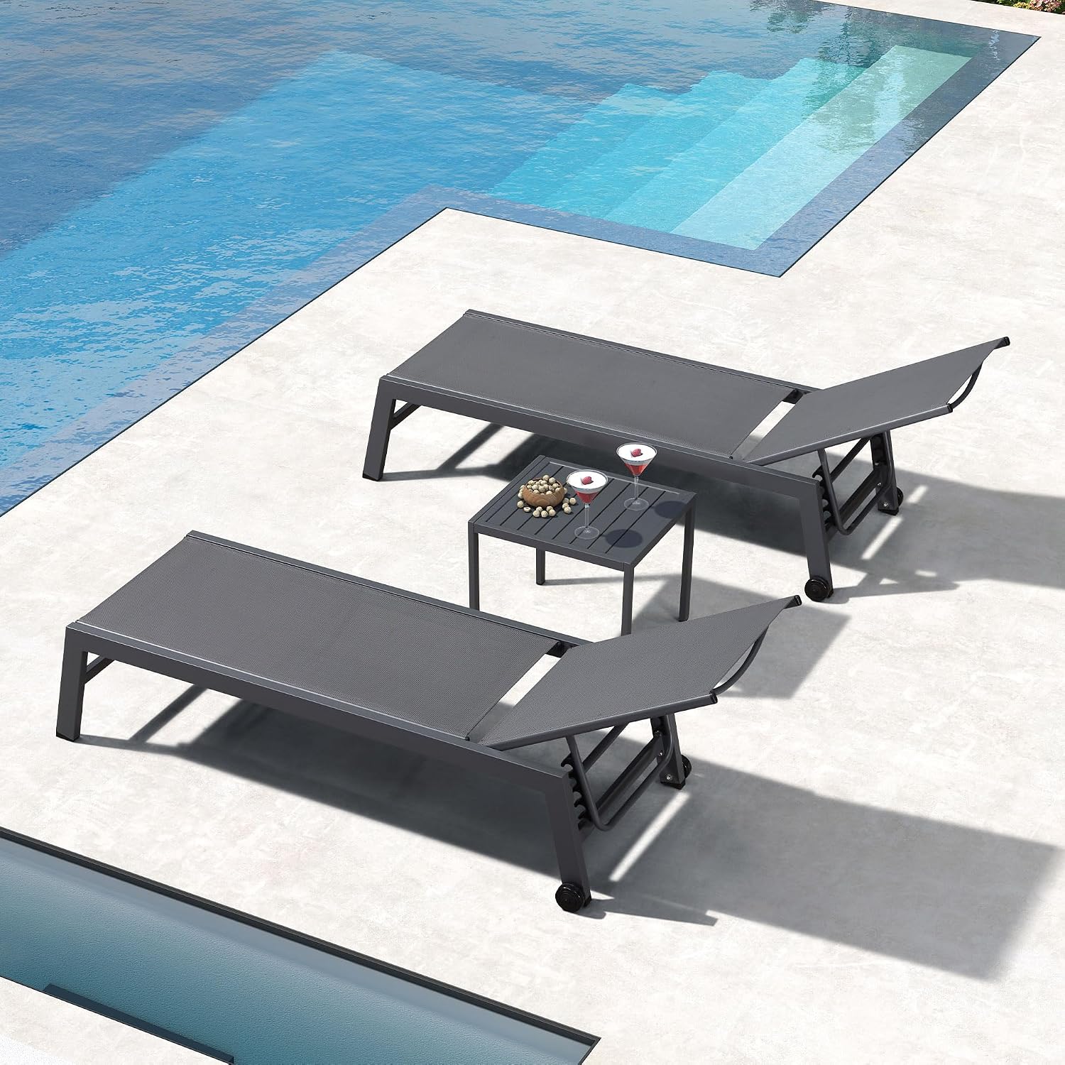 2인용 빠른 건조 메쉬 야외 라운지 의자 세트, 5단계 - Outdoor Furniture Quick Dry 리뷰 및 가격